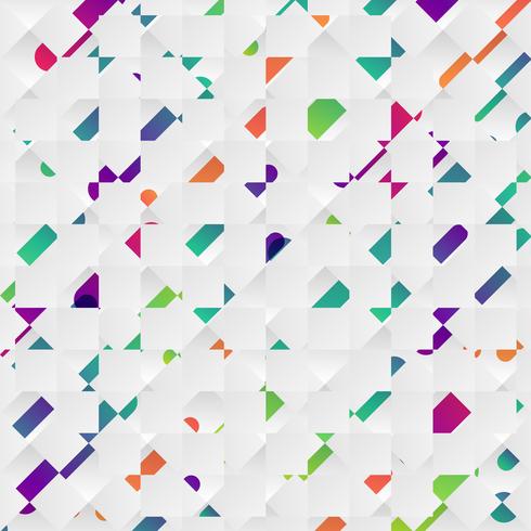 Färgrik abstrakt bakgrund med bollar och rader för reklam, vektor illustration