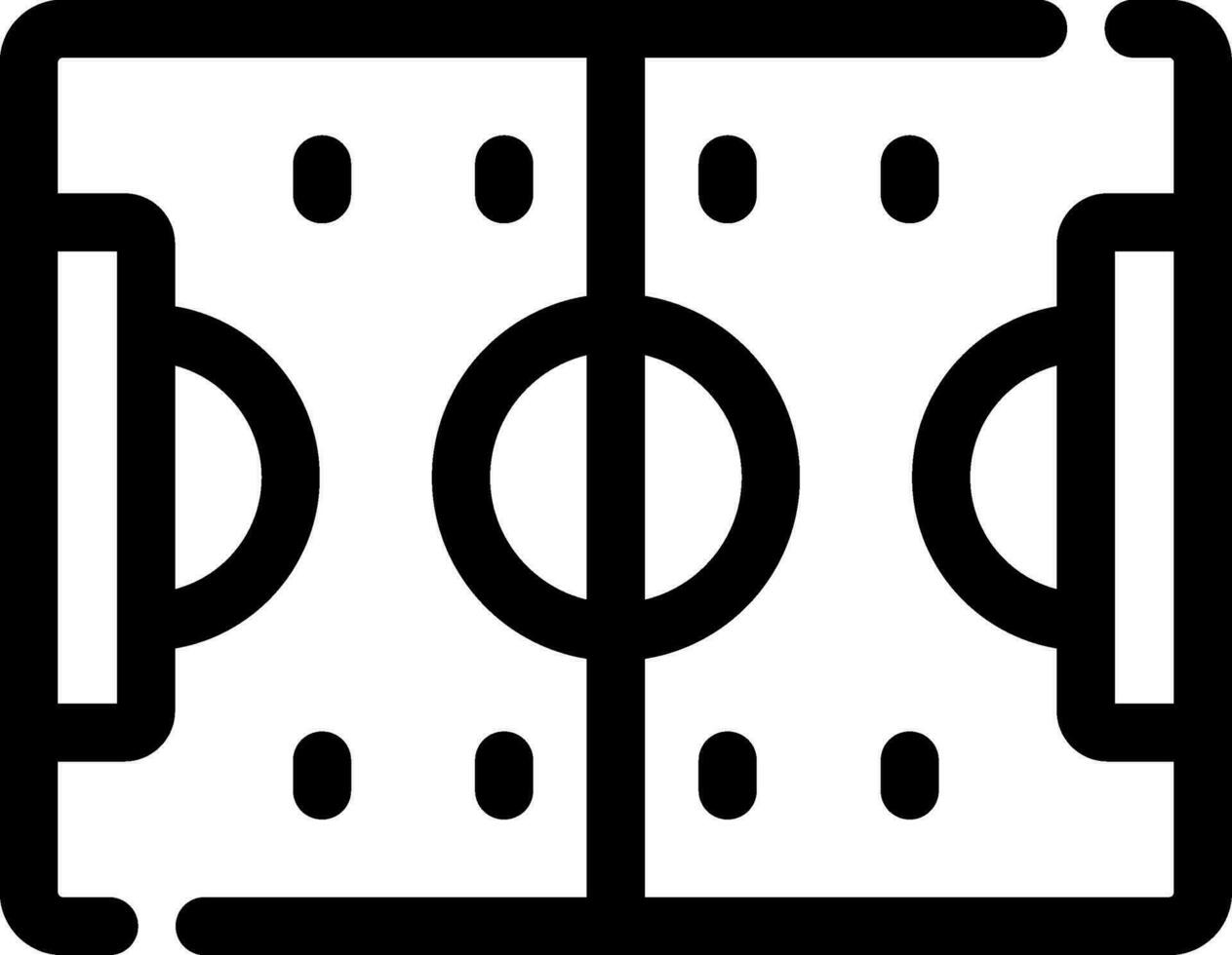 Fußball Spiel kreativ Symbol Design vektor