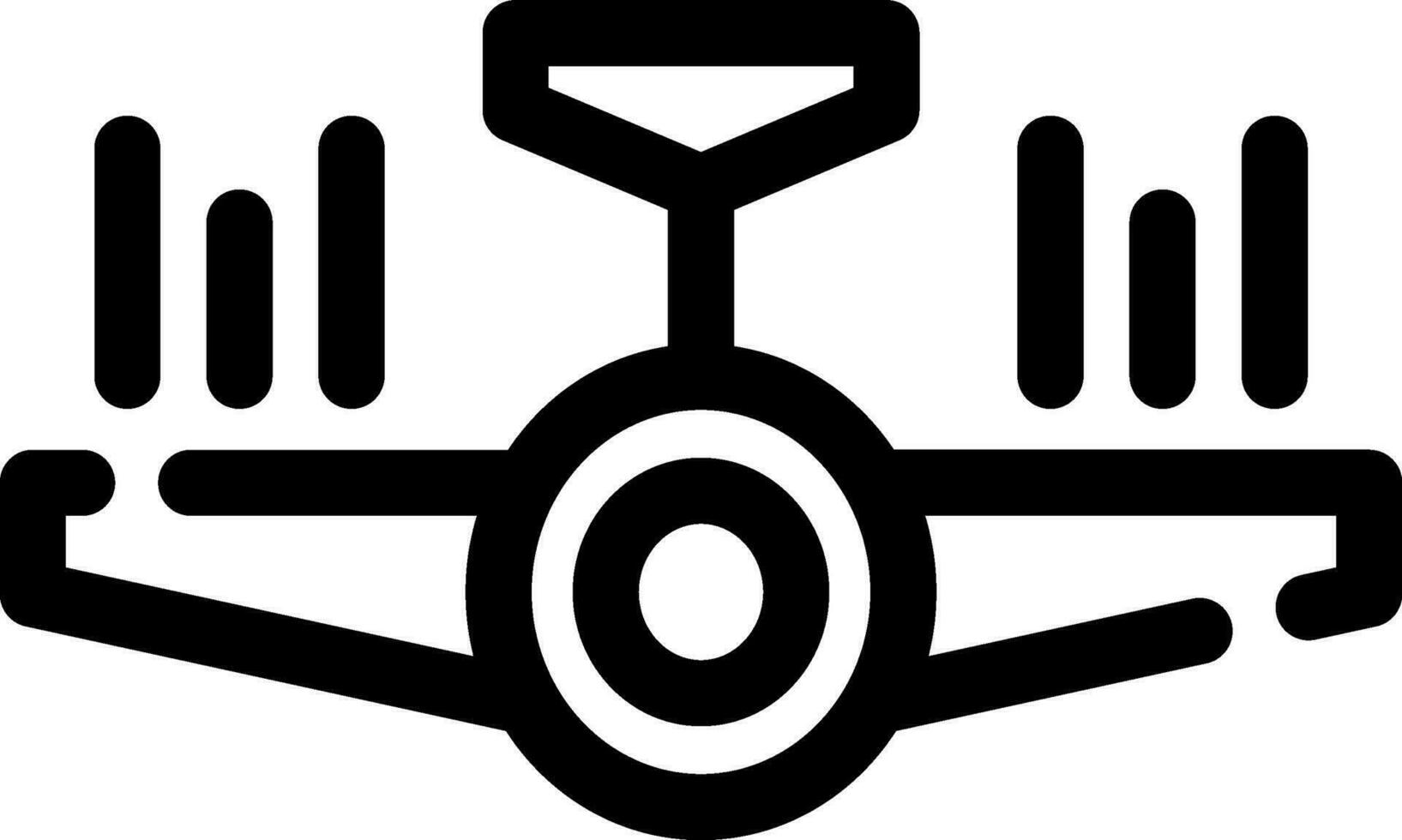 Flugzeug kreativ Symbol Design vektor