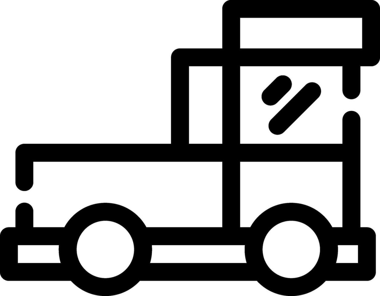 abholen LKW kreativ Symbol Design vektor