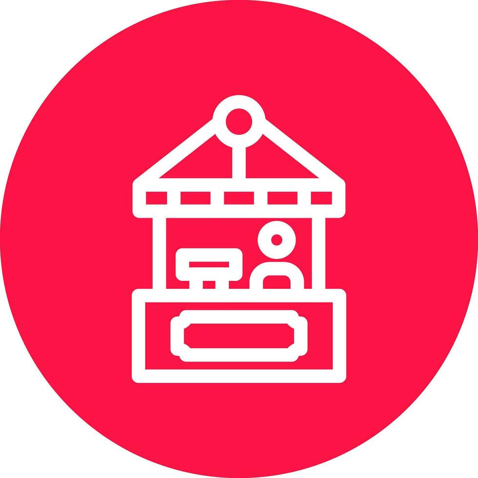 Ticket Office kreatives Icon-Design vektor