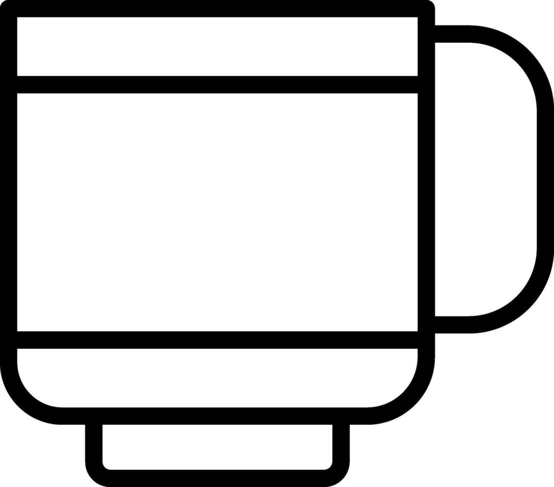 Tasse kreatives Icon-Design vektor