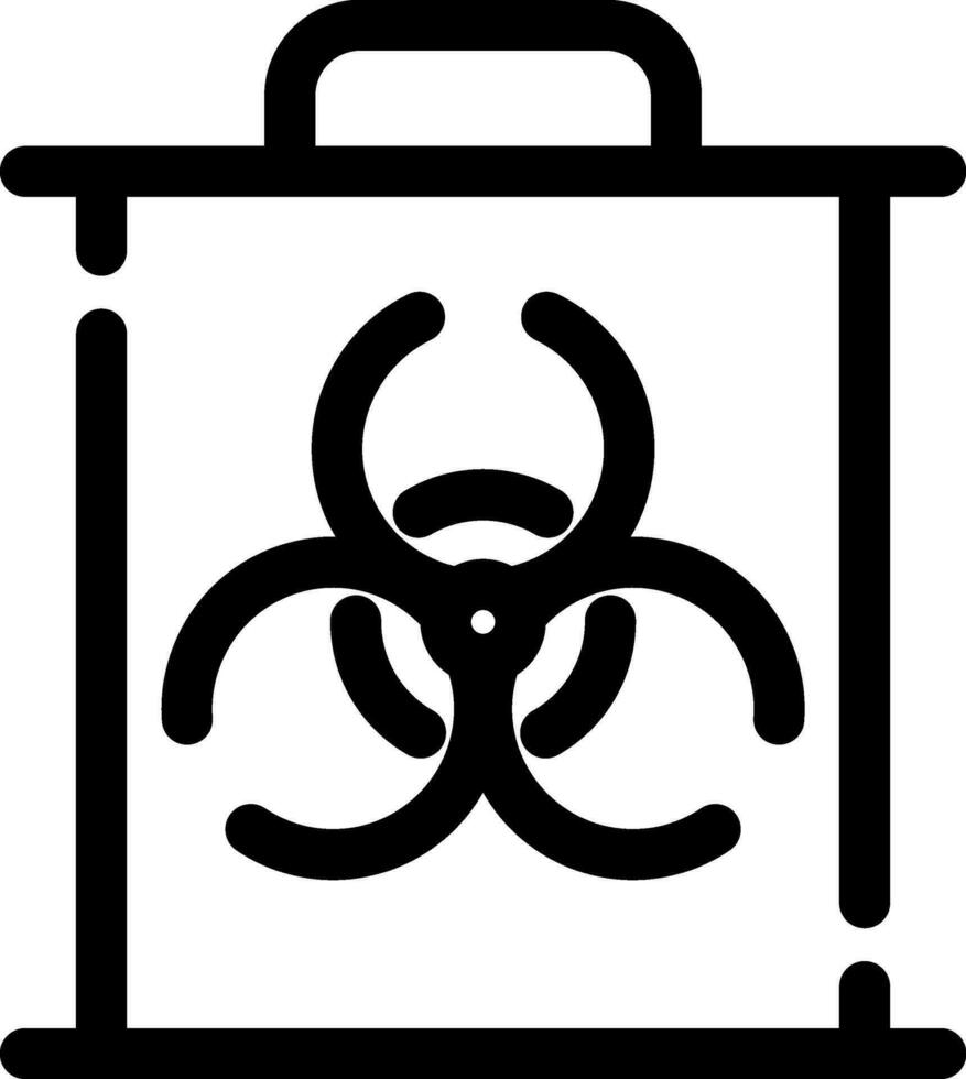 biohazard kreativ ikon design vektor