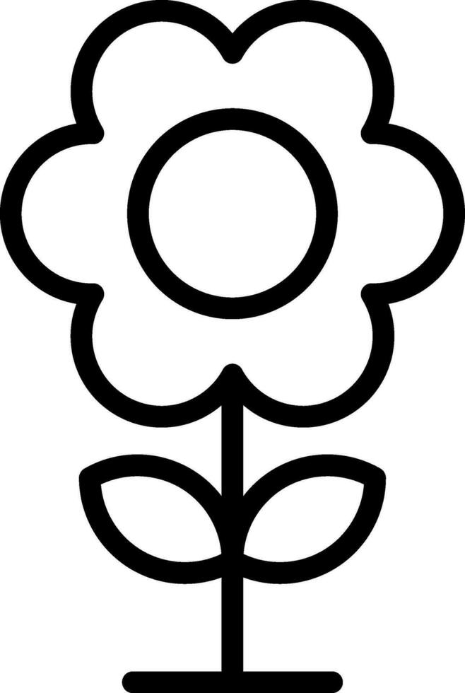 kreatives Icon-Design mit Blumen vektor