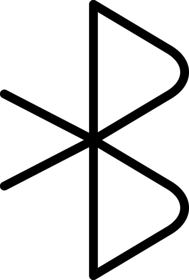 Bluetooth kreatives Icon-Design vektor