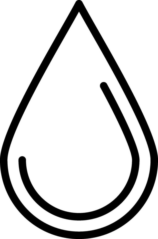 Wasser fallen kreativ Symbol Design vektor