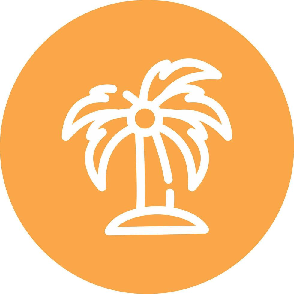 Insel kreatives Icon-Design vektor