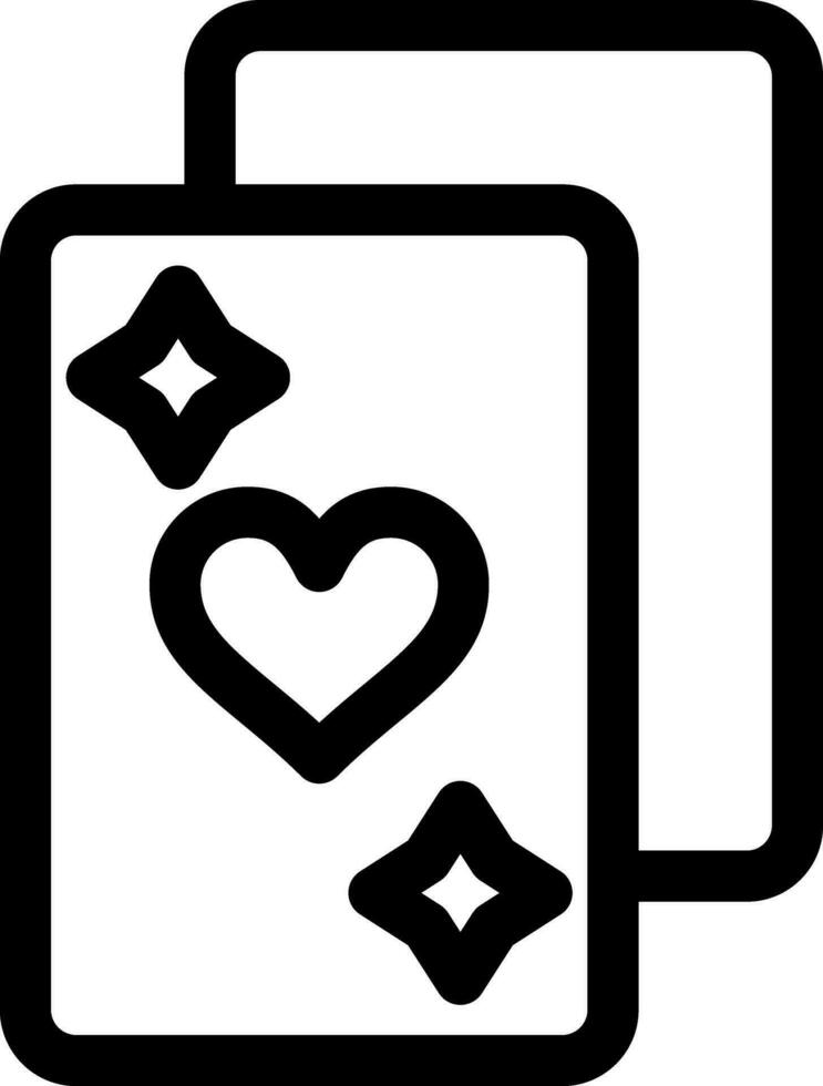 Poker kreatives Icon-Design vektor