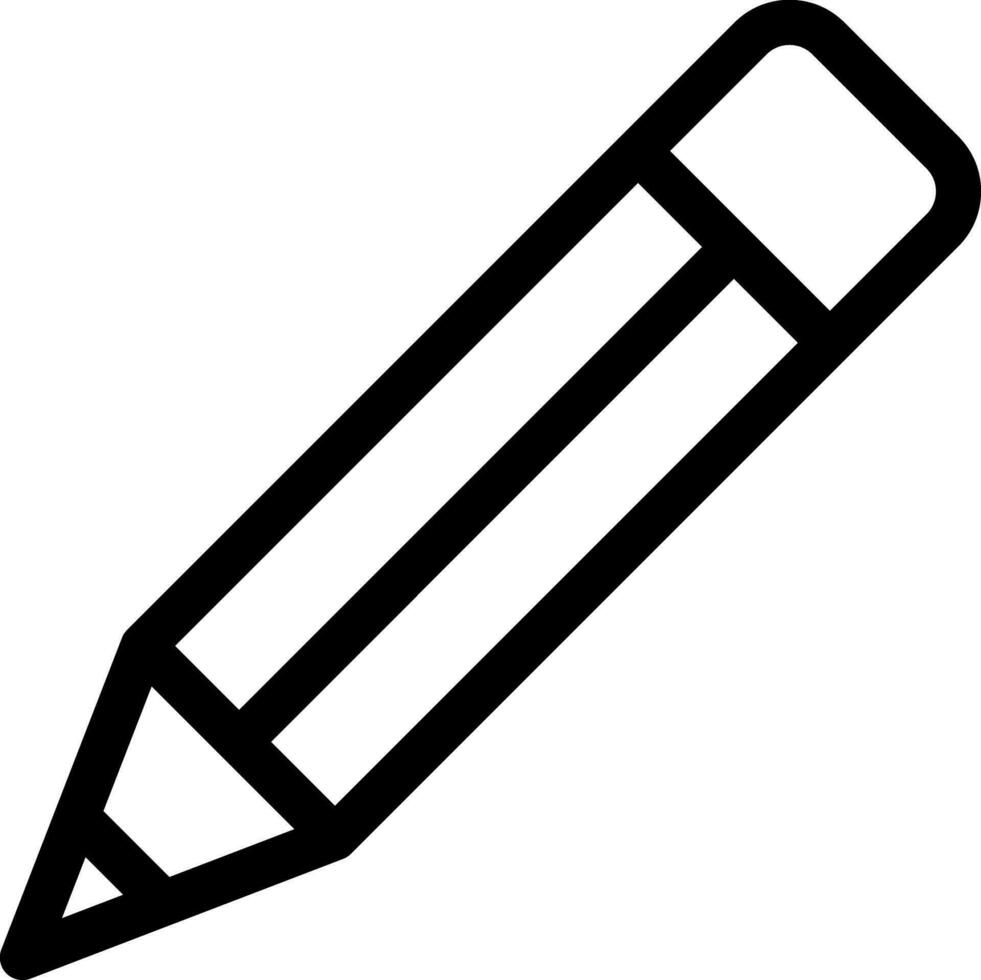 kreatives Icon-Design mit Bleistift vektor