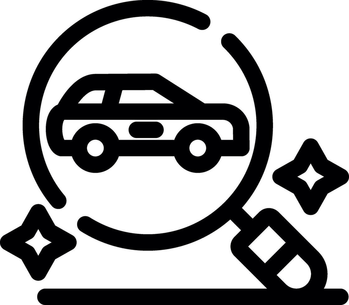 Auto Finder kreativ Symbol Design vektor