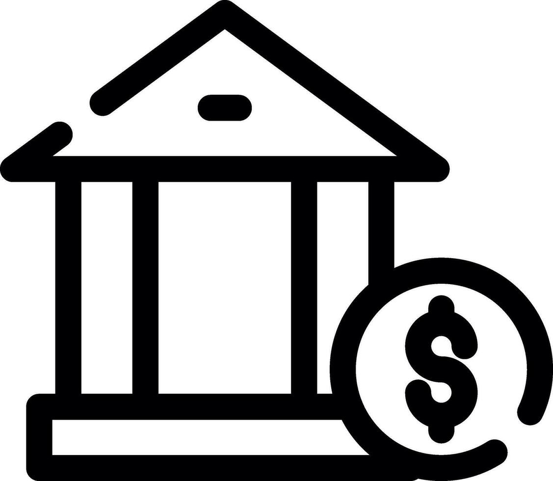 Bankwesen Gebühren kreativ Symbol Design vektor