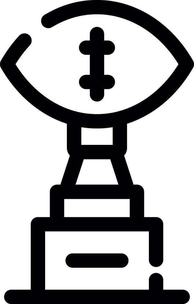 Trophäe kreatives Icon-Design vektor