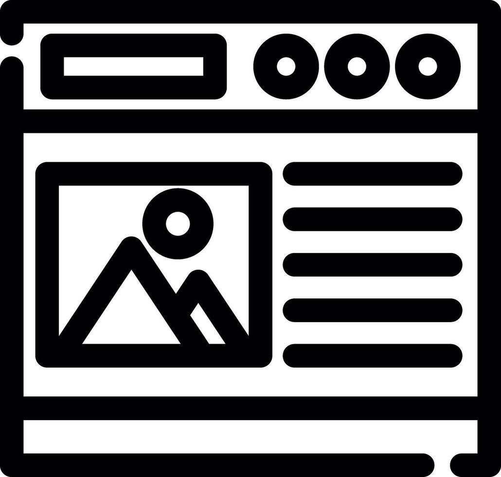 Inhalt kreatives Icon-Design vektor