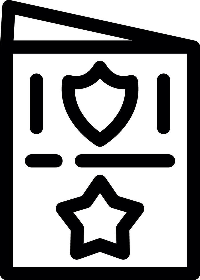 Polizei Datei kreativ Symbol Design vektor