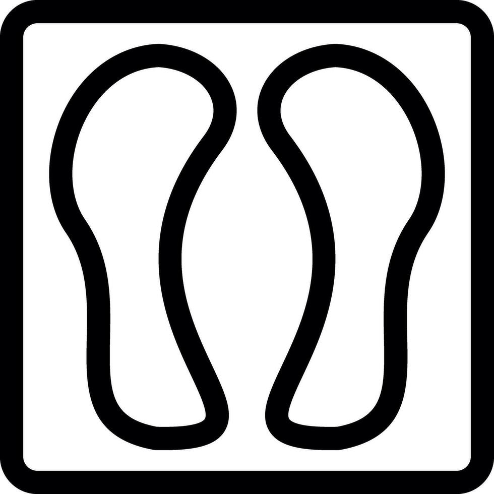 Fußabdruck kreativ Symbol Design vektor