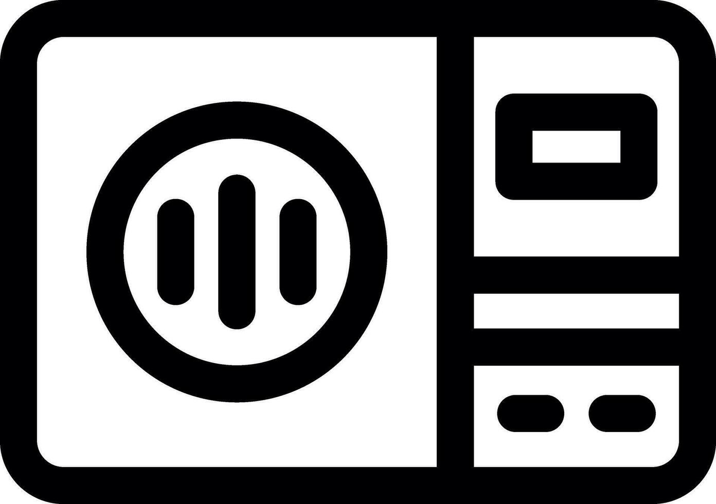 Radio kreatives Icon-Design vektor