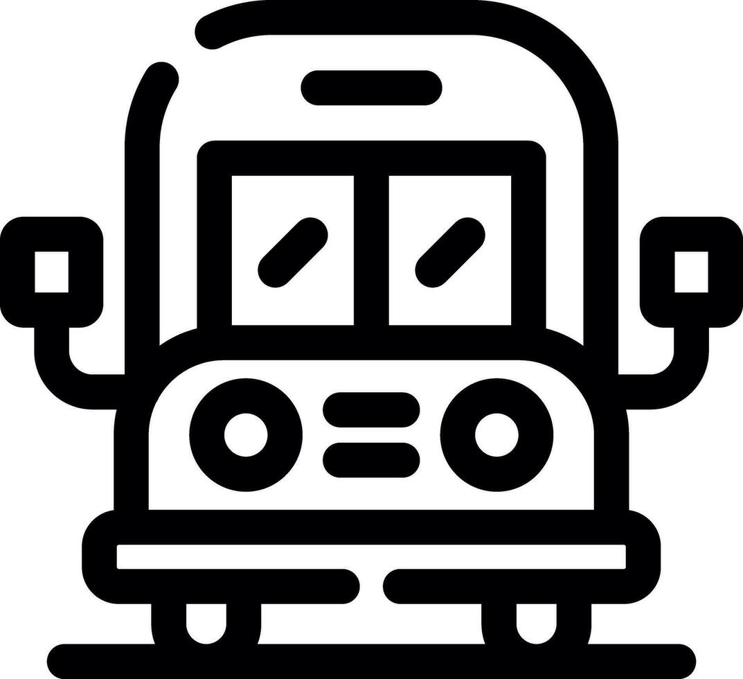 Bus kreatives Icon-Design vektor