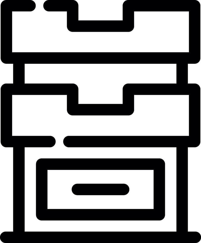 Schubladen kreatives Icon-Design vektor