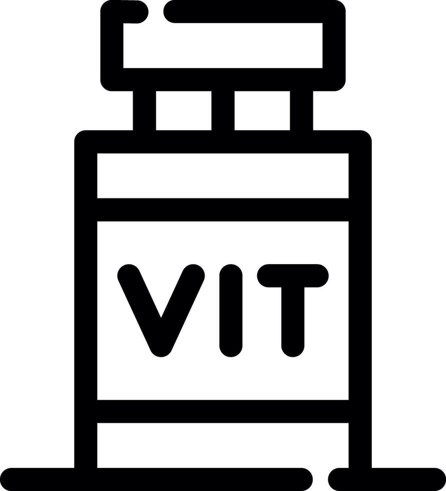 vitamin kreativ ikon design vektor