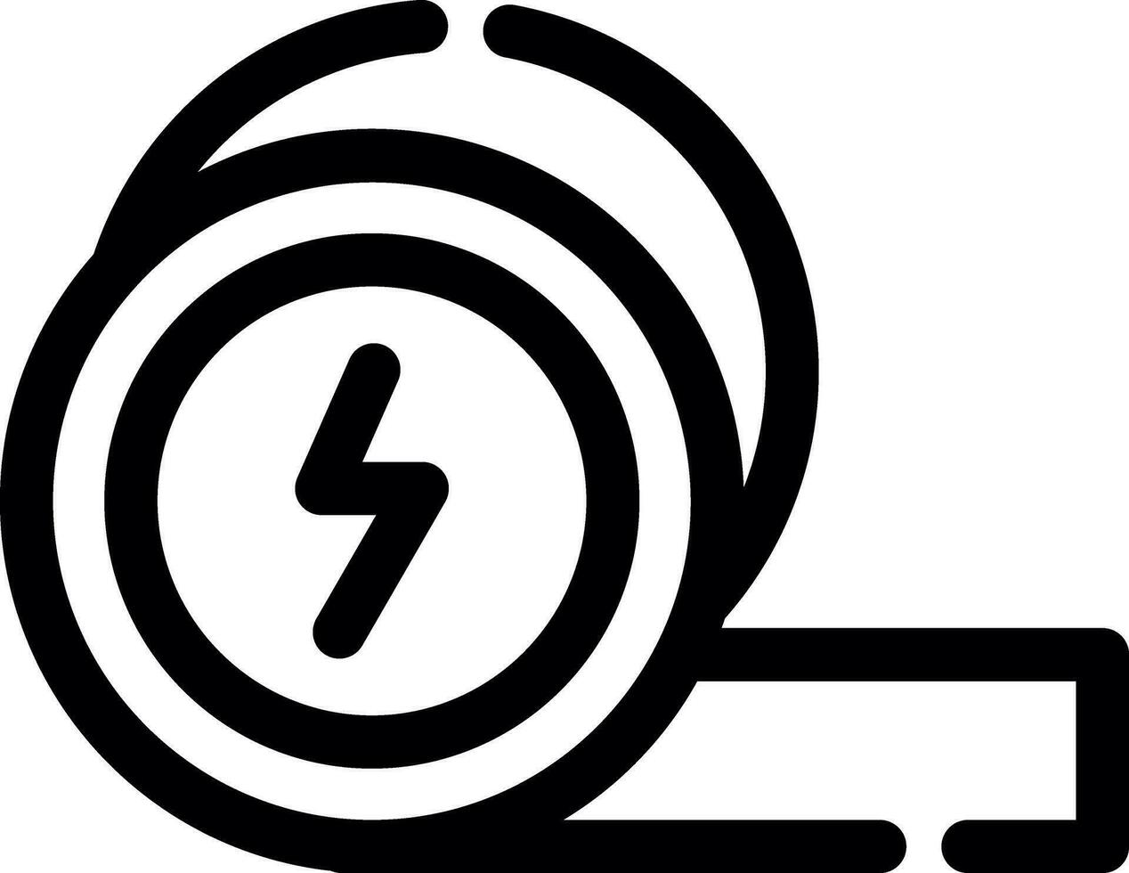 Elektriker kreatives Icon-Design vektor