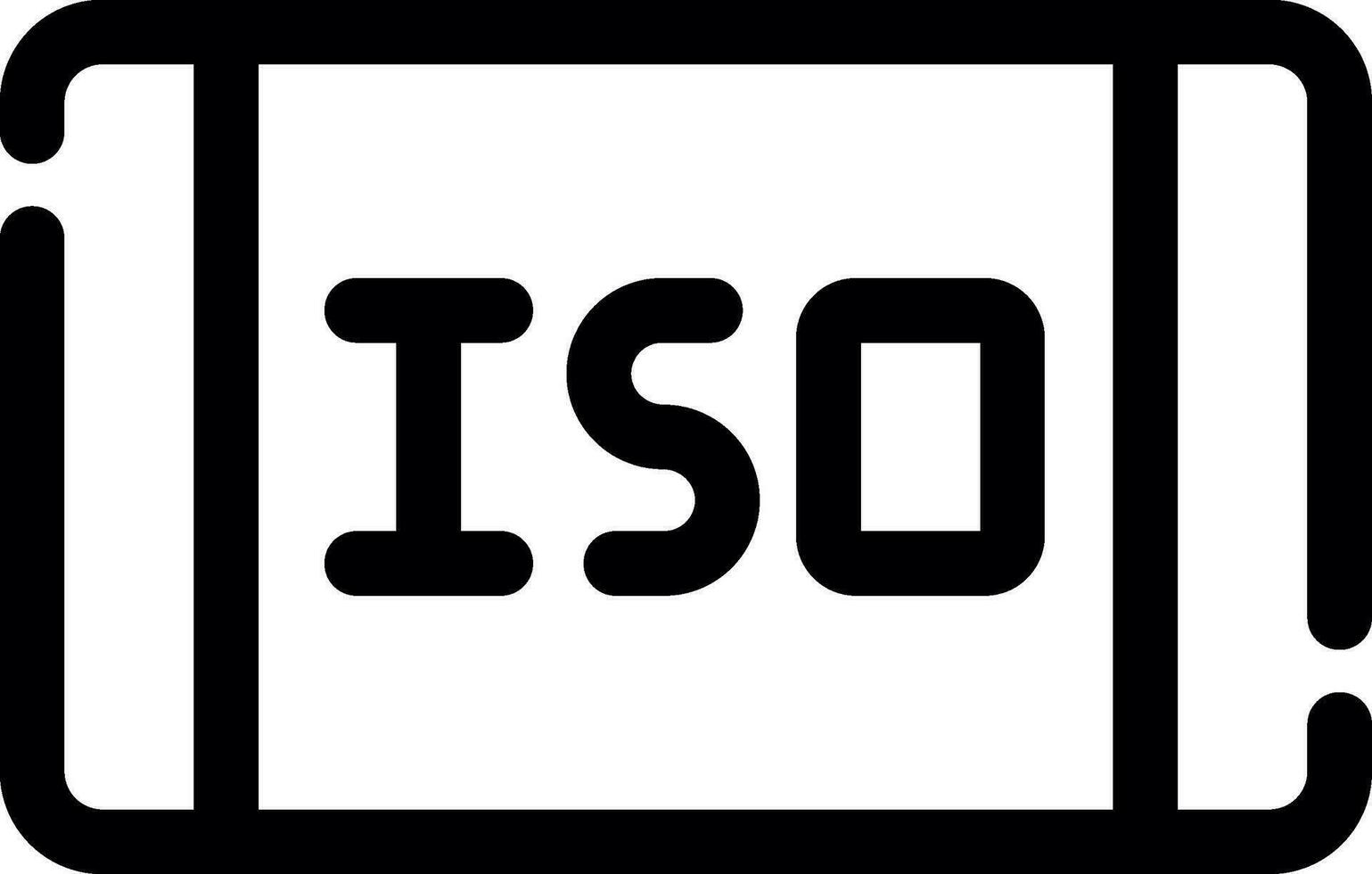 iso kreatives Icon-Design vektor