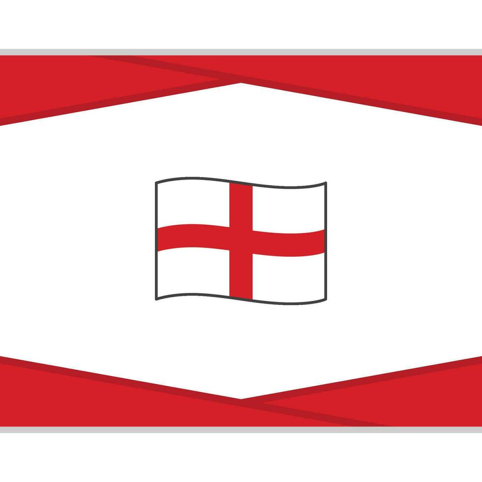 England Flagge abstrakt Hintergrund Design Vorlage. England Unabhängigkeit Tag Banner Sozial Medien Post. England Vektor