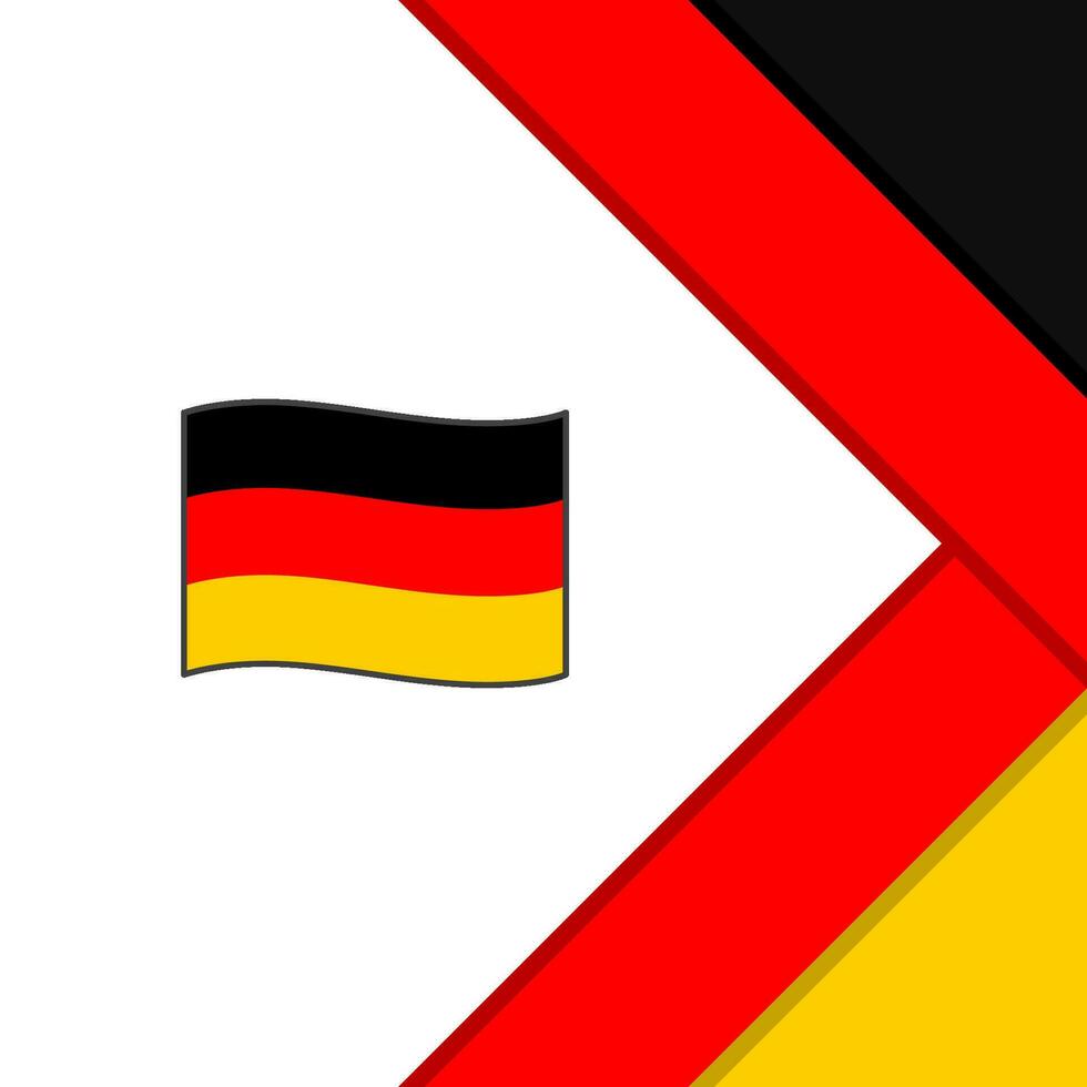 Tyskland flagga abstrakt bakgrund design mall. Tyskland oberoende dag baner social media posta. Tyskland mall vektor