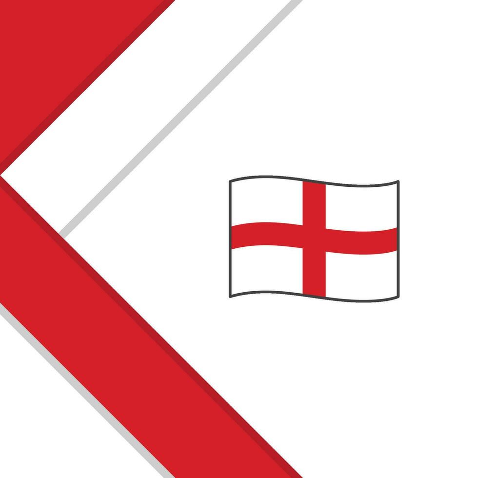 England Flagge abstrakt Hintergrund Design Vorlage. England Unabhängigkeit Tag Banner Sozial Medien Post. England vektor