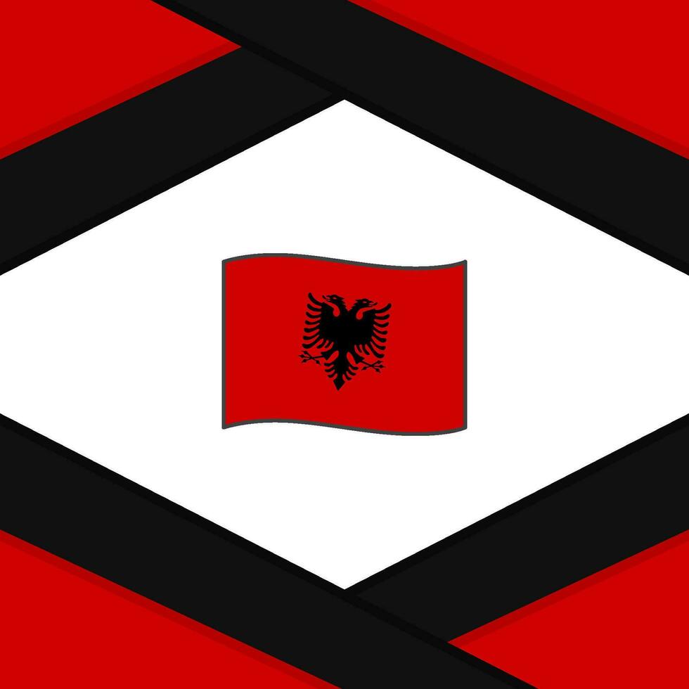 albania flagga abstrakt bakgrund design mall. albania oberoende dag baner social media posta. albania mall vektor