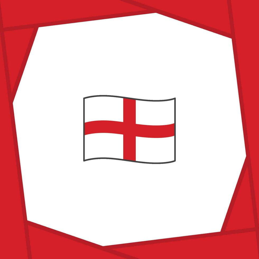 England Flagge abstrakt Hintergrund Design Vorlage. England Unabhängigkeit Tag Banner Sozial Medien Post. England Unabhängigkeit Tag vektor