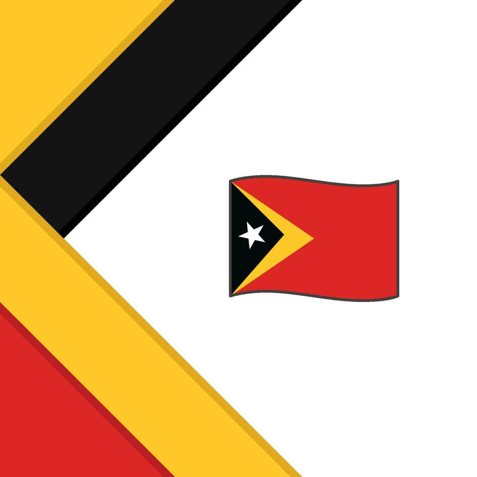 öst timor flagga abstrakt bakgrund design mall. öst timor oberoende dag baner social media posta. öst timor illustration vektor