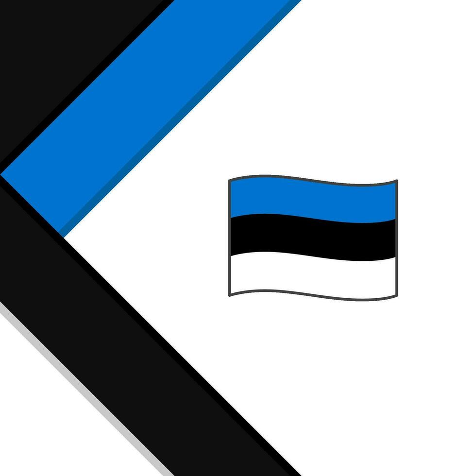estland flagga abstrakt bakgrund design mall. estland oberoende dag baner social media posta. estland vektor