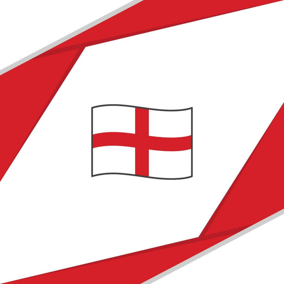 England Flagge abstrakt Hintergrund Design Vorlage. England Unabhängigkeit Tag Banner Sozial Medien Post. England Hintergrund vektor