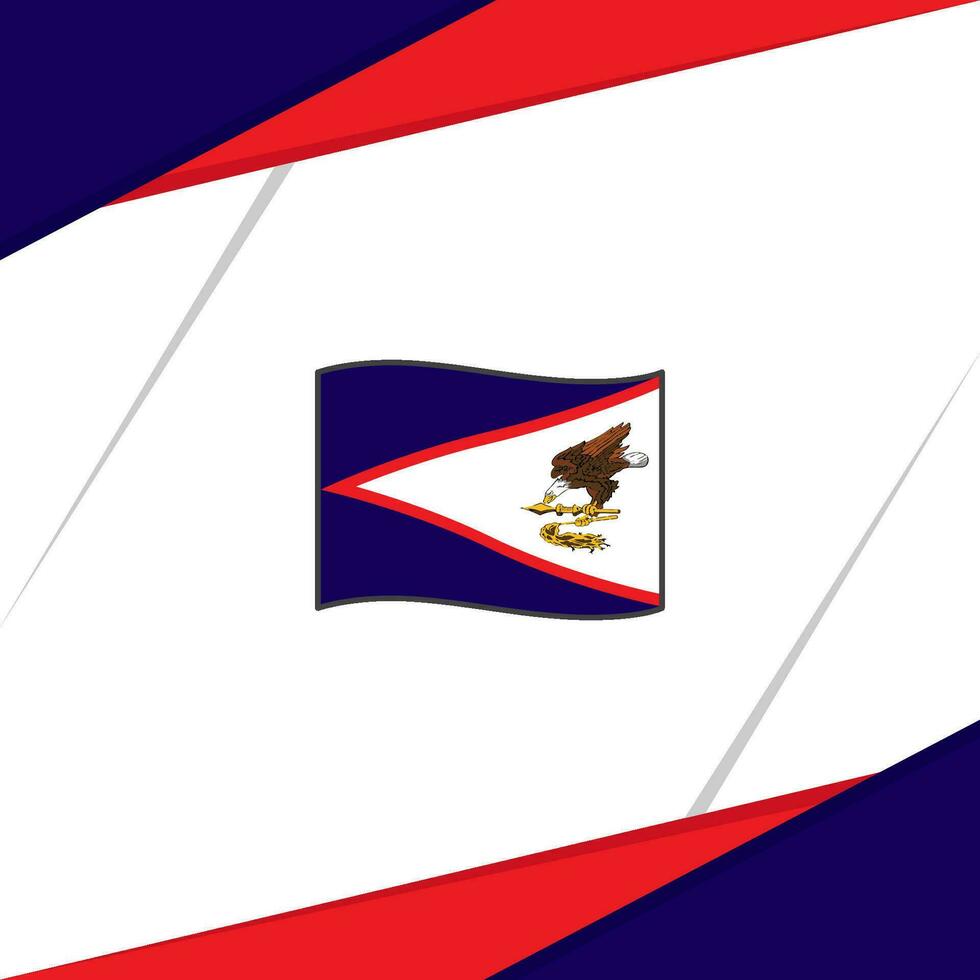 amerikan samoa flagga abstrakt bakgrund design mall. amerikan samoa oberoende dag baner social media posta. amerikan samoa vektor