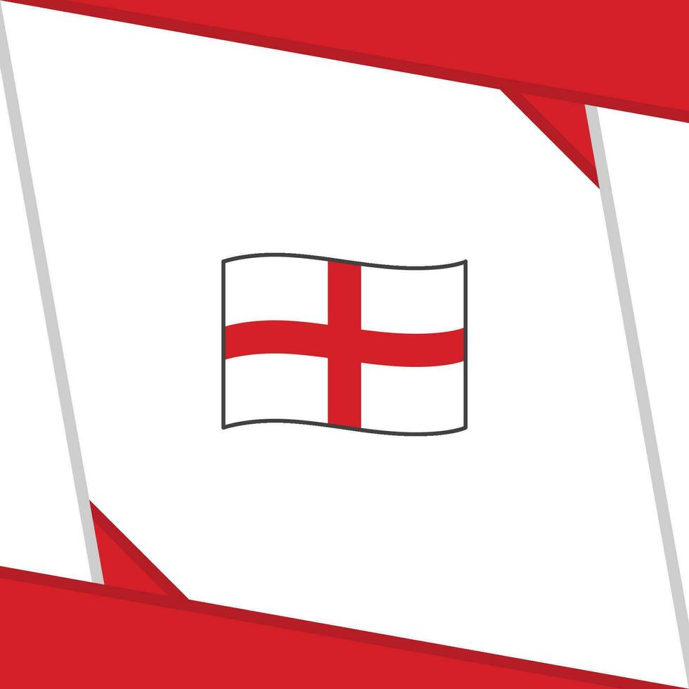 England Flagge abstrakt Hintergrund Design Vorlage. England Unabhängigkeit Tag Banner Sozial Medien Post. England Karikatur vektor