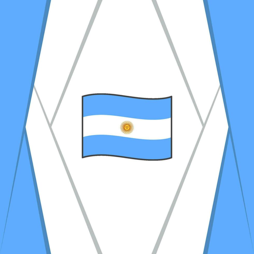 argentina flagga abstrakt bakgrund design mall. argentina oberoende dag baner social media posta. argentina flagga vektor