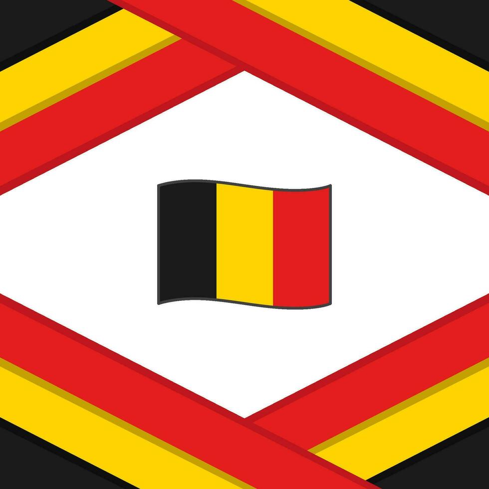 Belgien Flagge abstrakt Hintergrund Design Vorlage. Belgien Unabhängigkeit Tag Banner Sozial Medien Post. Belgien Vorlage vektor