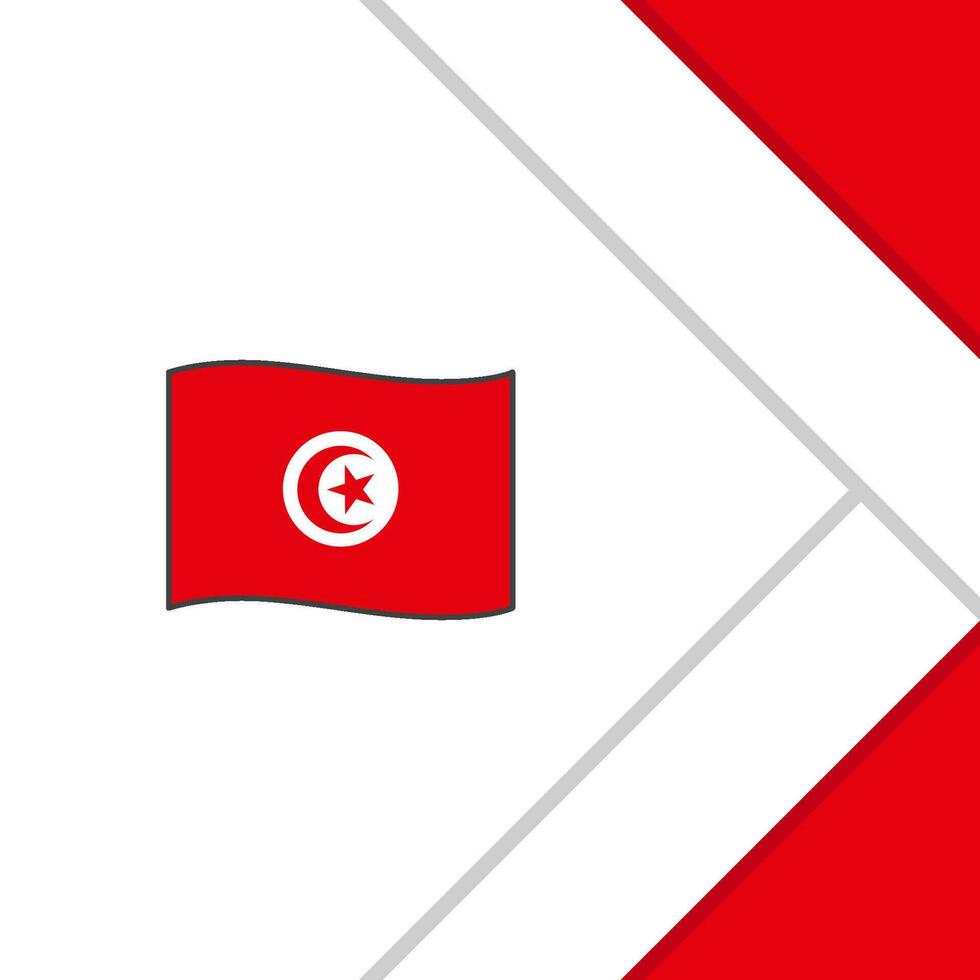 tunisien flagga abstrakt bakgrund design mall. tunisien oberoende dag baner social media posta. tunisien tecknad serie vektor