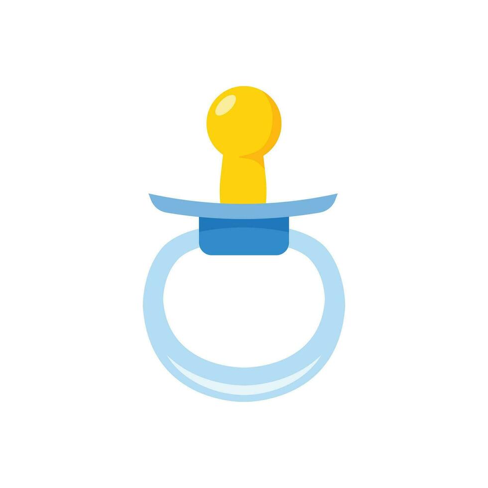 bebis napp ikon i platt stil. nippel för nyfödd barn vektor illustration på isolerat bakgrund. napp tecken företag begrepp.