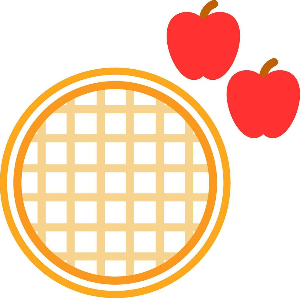 äpple paj vektor ikon design