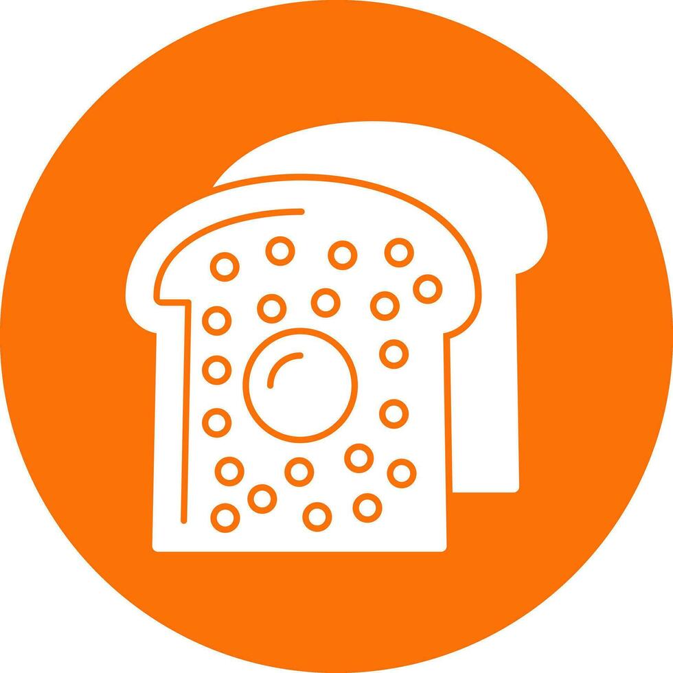 Französisch Toast Vektor Symbol Design