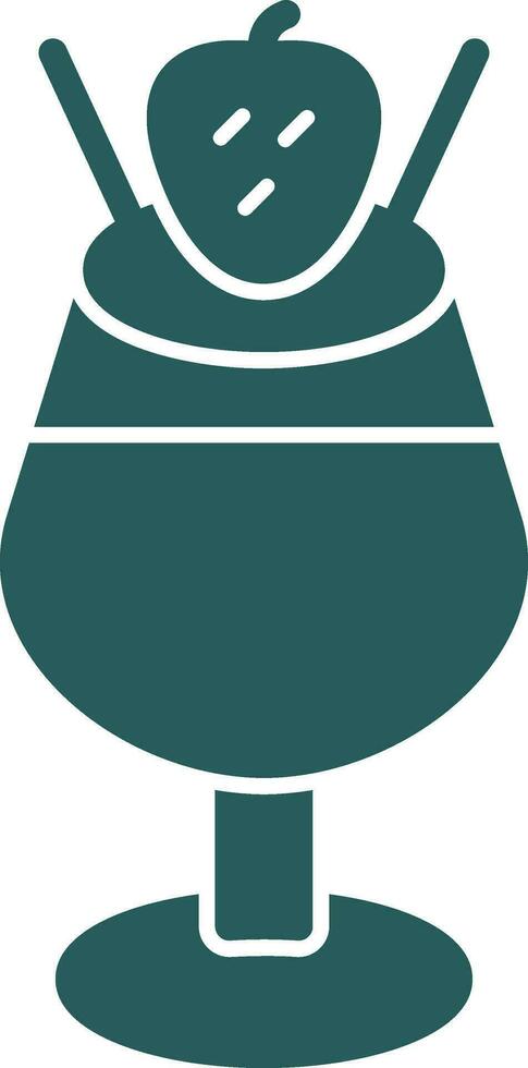 Schokolade Mousse Vektor Symbol Design