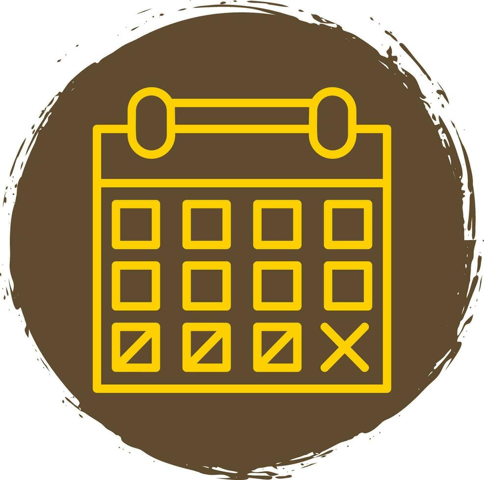 Kalender-Vektor-Icon-Design vektor