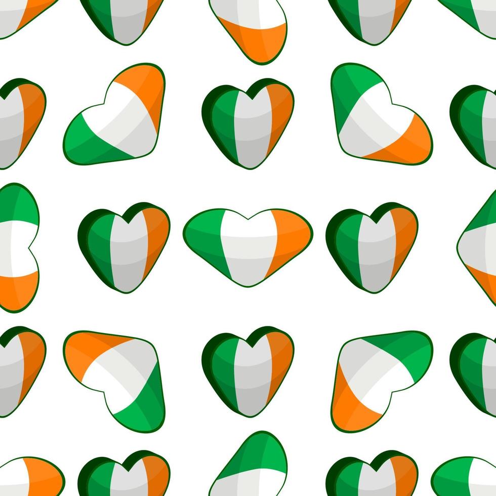 illustration på temat irländska semester st patrick day vektor