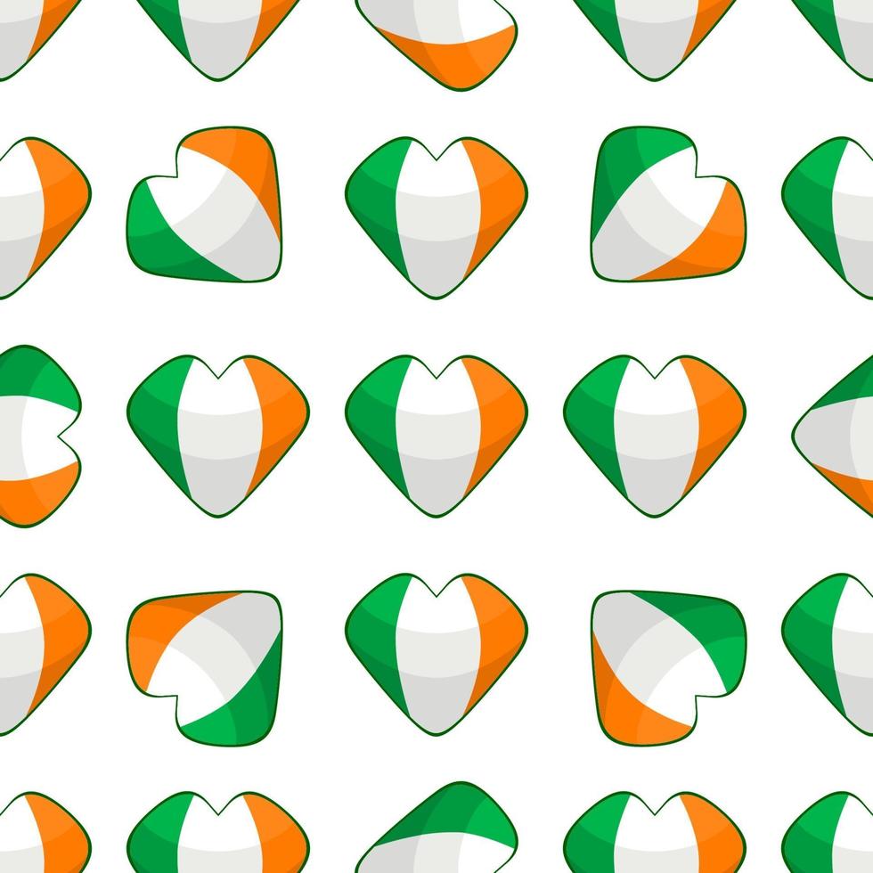 illustration på temat irländska semester st patrick day vektor