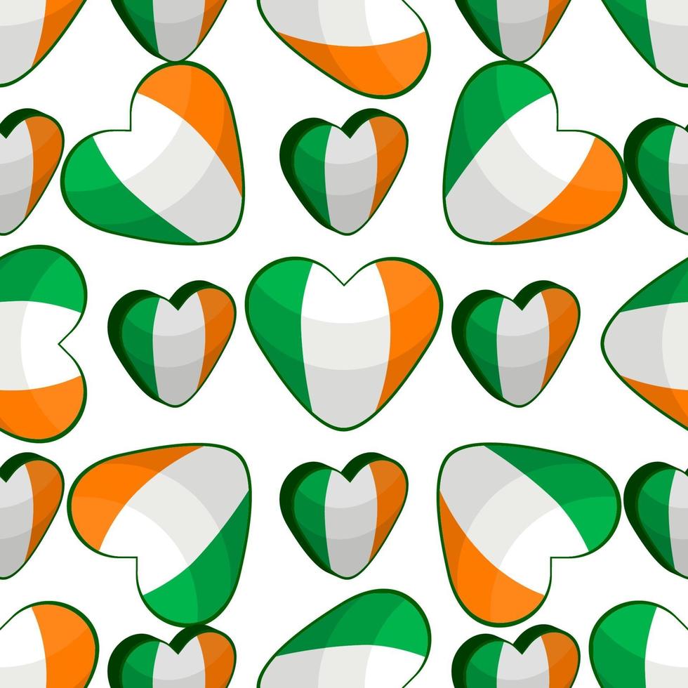 illustration på temat irländska semester st patrick day vektor