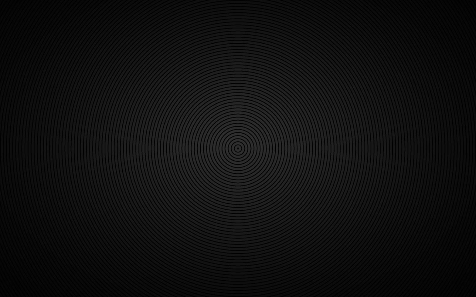 dunkler abstrakter Kreishintergrund. schwarze Kreise auf grauem Hintergrund vektor