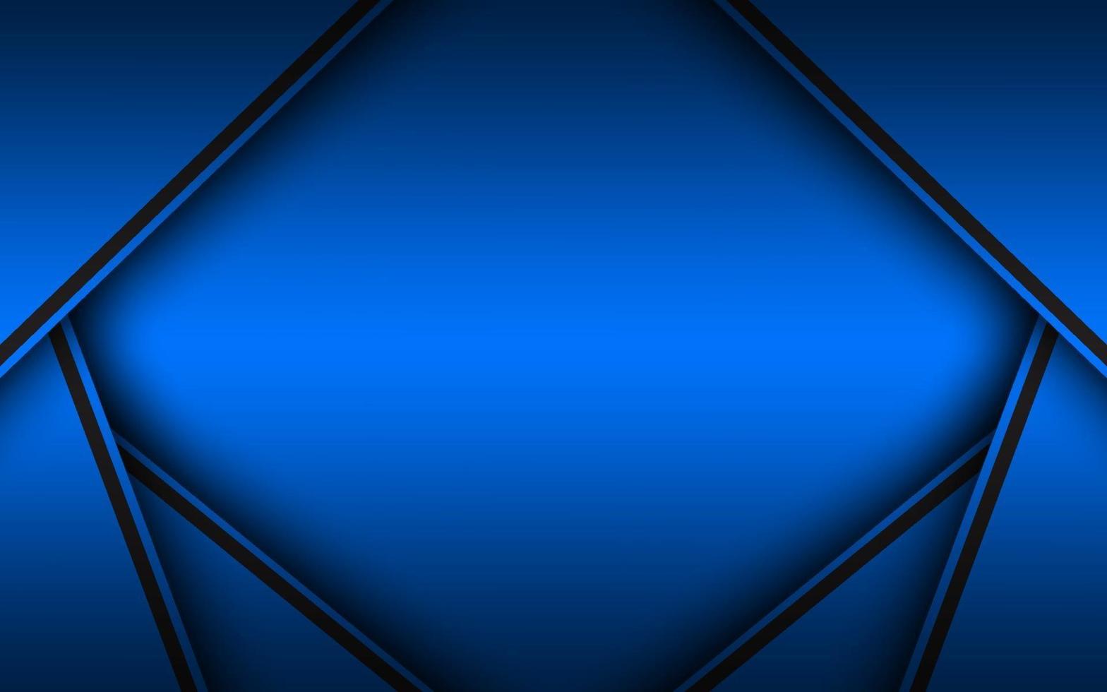 blauer abstrakter Hintergrund mit Schichten vektor