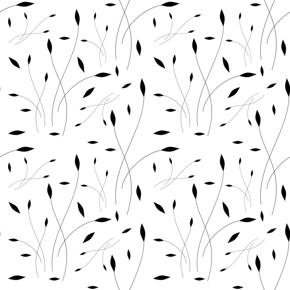 anmutiger Zweig anspruchsvolles nahtloses Muster für Textilien vektor