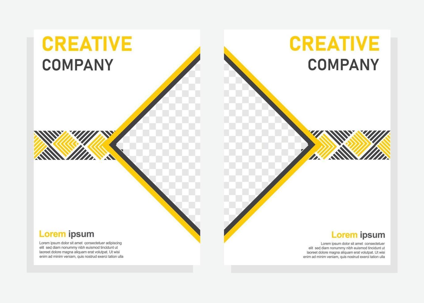 Business-Cover-Design-Vorlage. Flyer, Broschüren-Design-Vorlage vektor